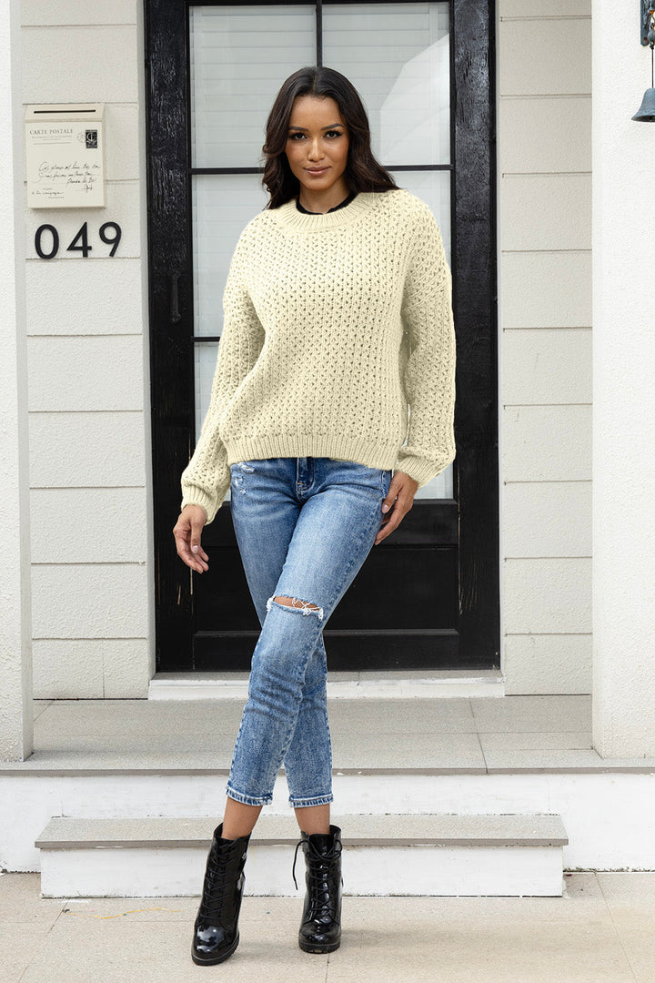 Stilla | V Hals Langærmet Sweater