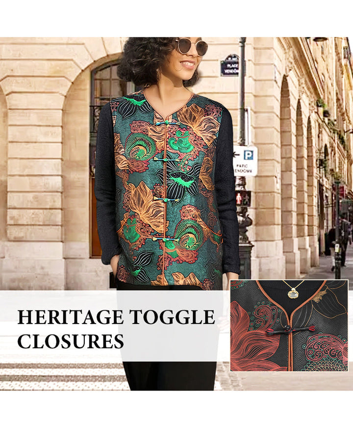 Stilla | Retro Chic Oriental Blomsterbroderi