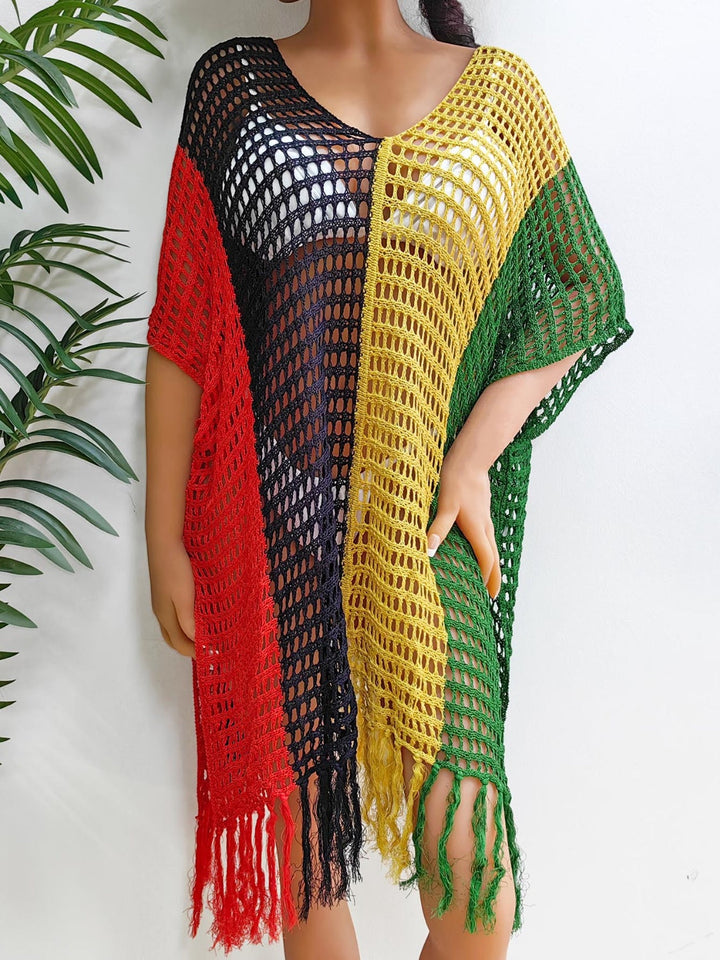 Stilla | Farveblok Scoop Neck Cover up