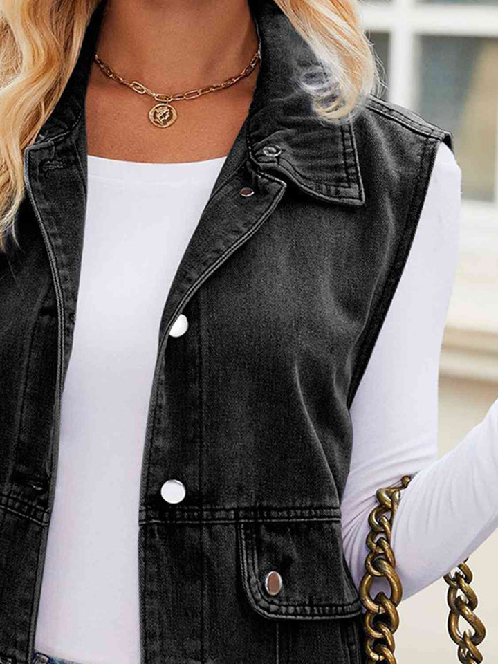 Stilla | up Krave Denim Jakke Med Lommer