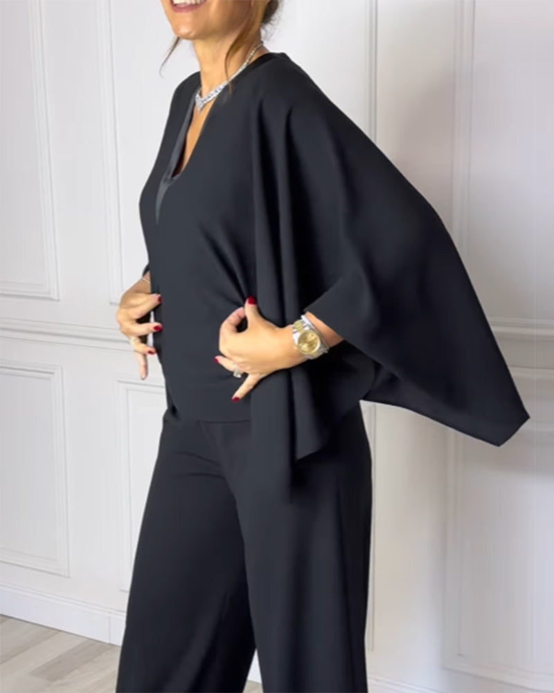 Stilla | V-udsyn Elegant Sommerfugleærmer