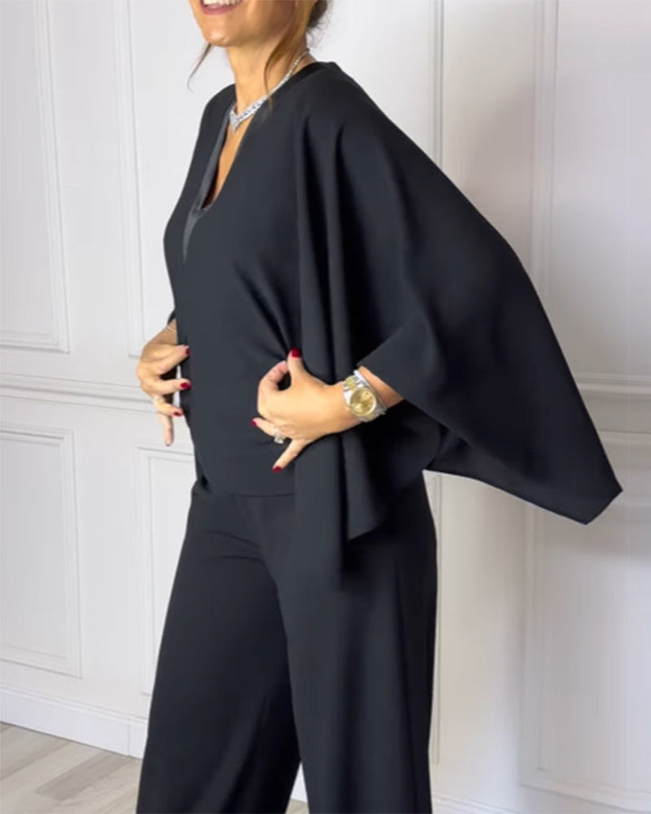 Stilla | V-udsyn Elegant Sommerfugleærmer