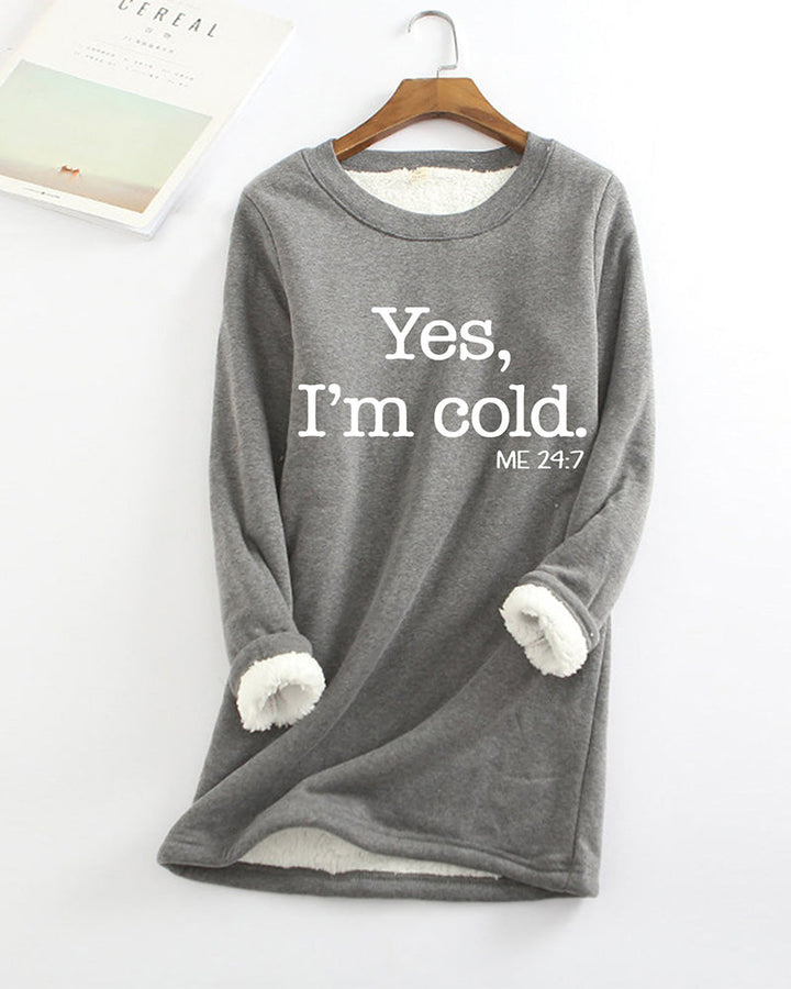 Stilla | Sweatshirt med engelsk tryk