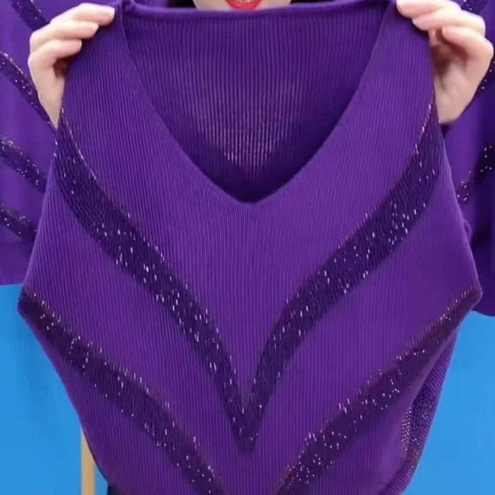 Stilla | V-udskæring Sweater Elegant Tidløs Stil Ideel til Vinteren