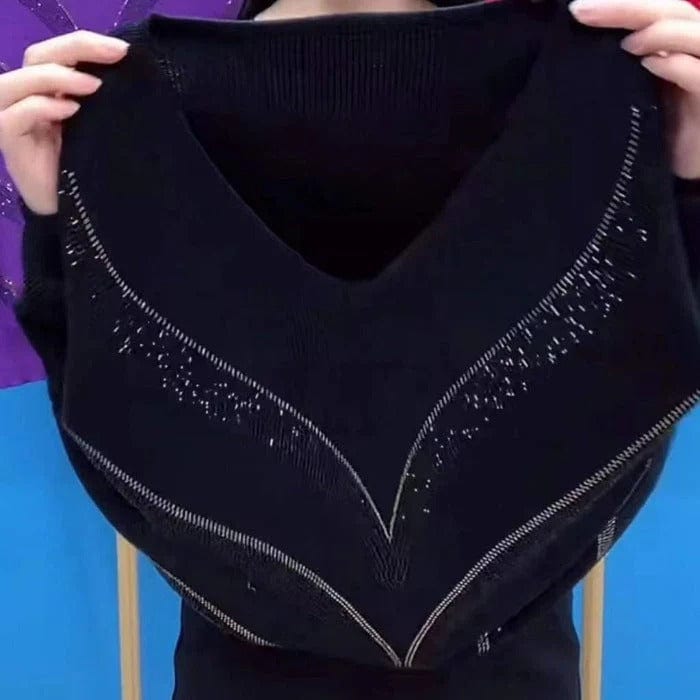 Stilla | V-udskæring Sweater Elegant Tidløs Stil Ideel til Vinteren
