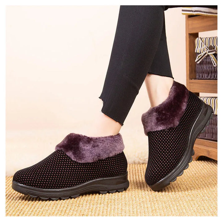Stilla | Dame Dicksåle Slip-On Plysforede Støvler