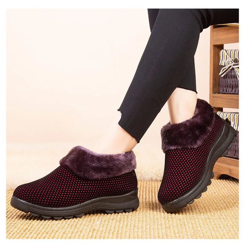 Stilla | Dame Dicksåle Slip-On Plysforede Støvler