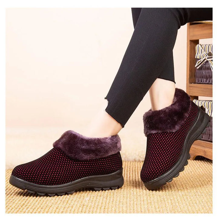 Stilla | Dame Dicksåle Slip-On Plysforede Støvler