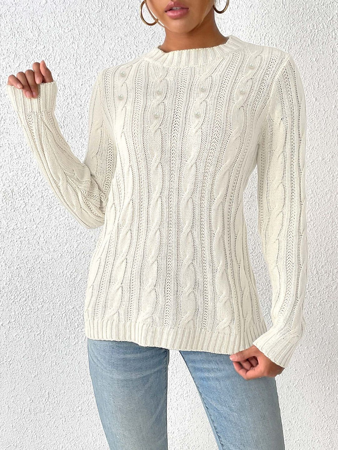 Stilla | Eksklusiv pullover med fletninger