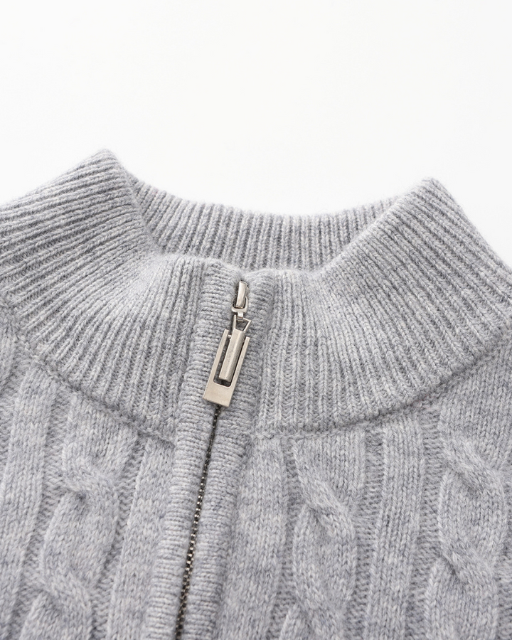 Stilla | Sweater med Halv Lynlås