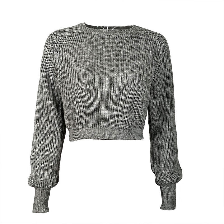 Dame stilfuld oversized striktrøje med struktureret striklook Stilla