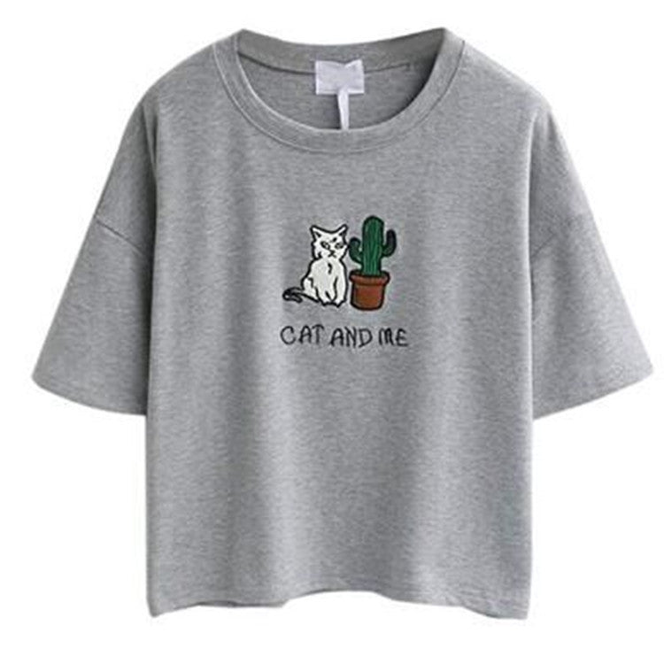 Dame Fritids Grafik T-shirt Stilla