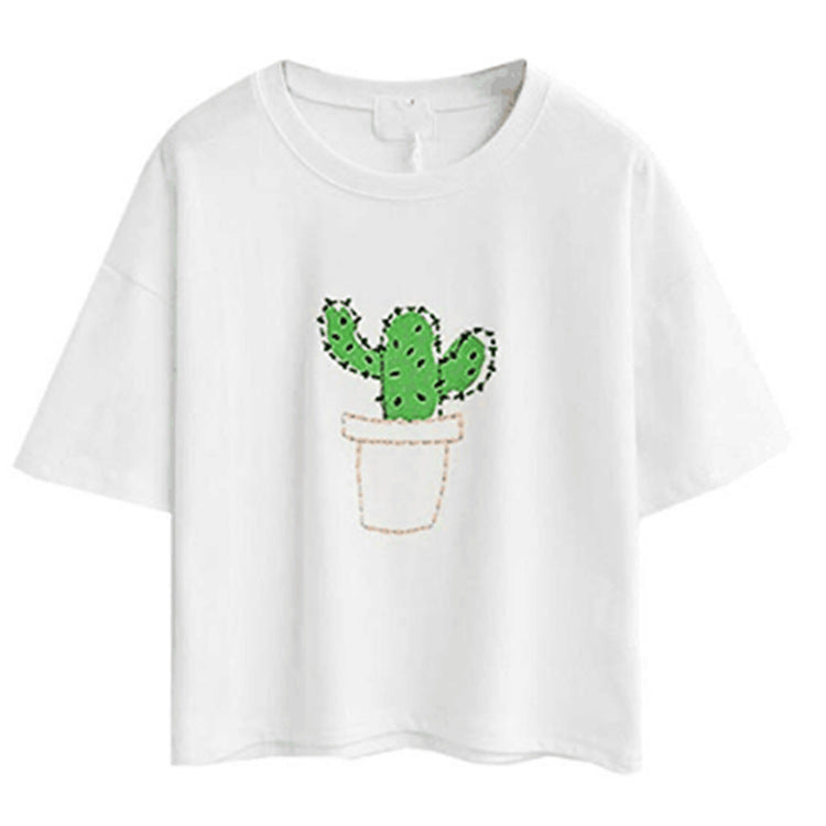 Dame Fritids Grafik T-shirt Stilla