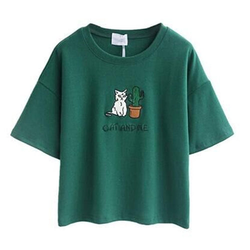 Dame Fritids Grafik T-shirt Stilla