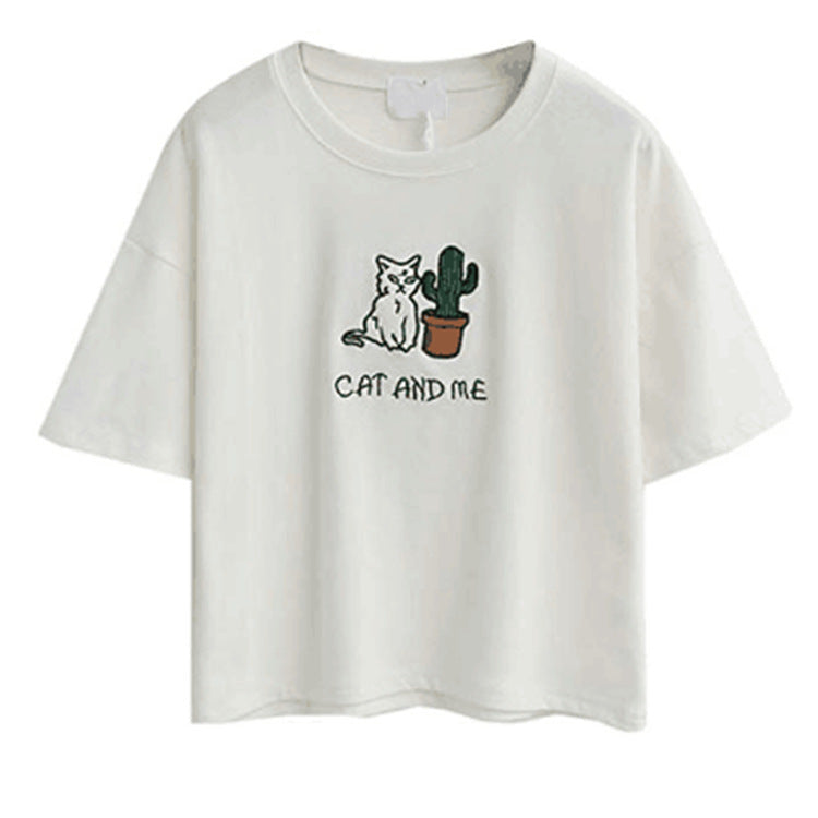Dame Fritids Grafik T-shirt Stilla
