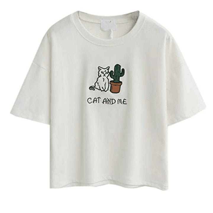 Dame Fritids Grafik T-shirt Stilla