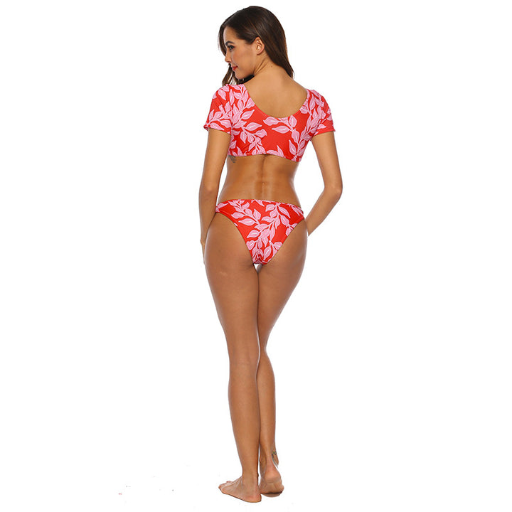 Dame bikinisæt med blomsterdesign Stilla
