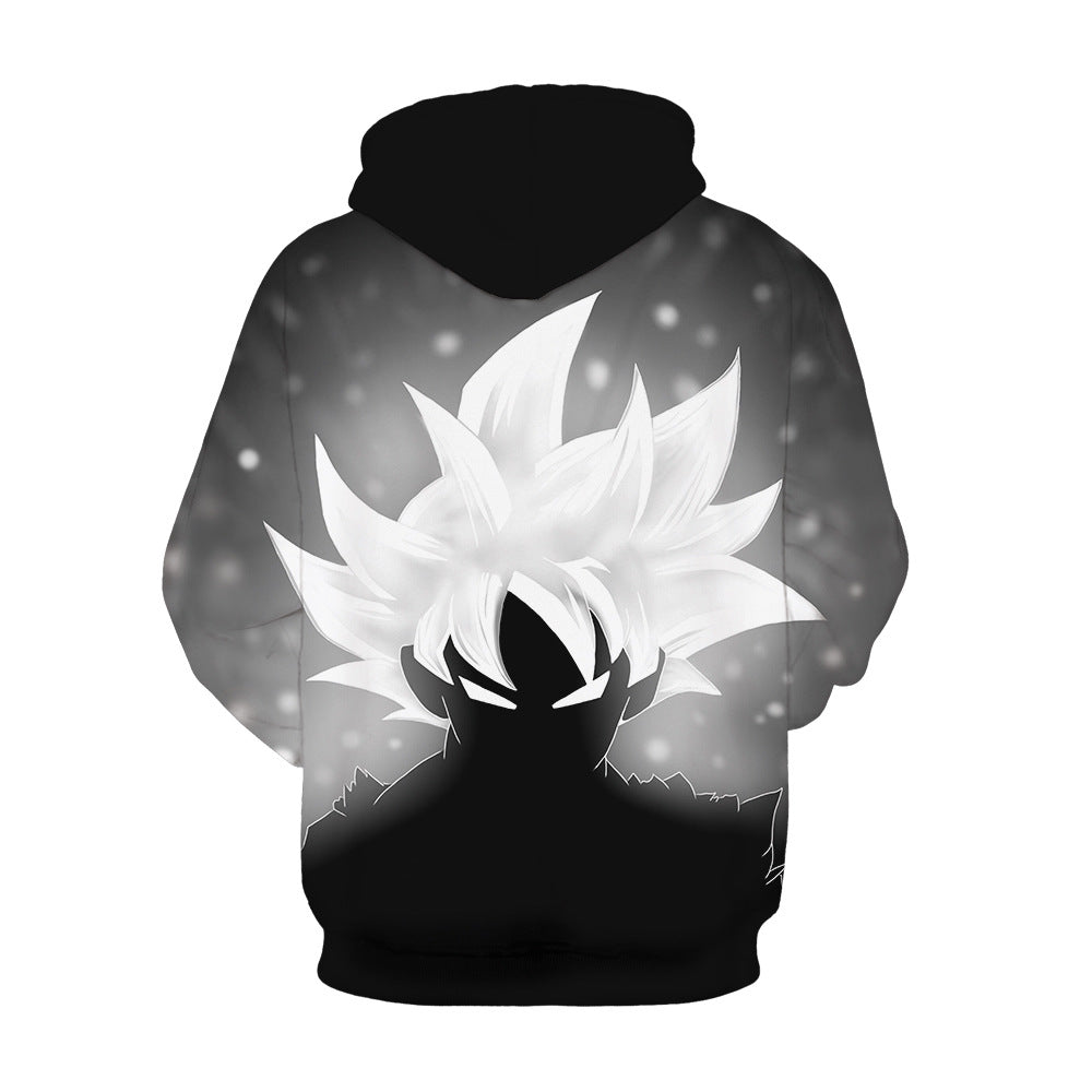 Damer hætte sweatshirt med kunstnerisk design og dyb rund halsudskæring Stilla
