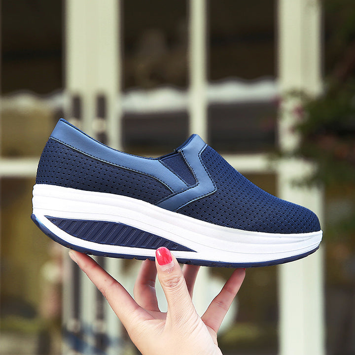 Dame Slip-On Mesh Sneakers med forhøjet dæmpning Stilla