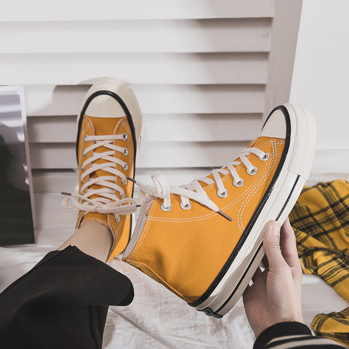 Dame fritids sneakers lavet af robust canvas med moderne design Stilla