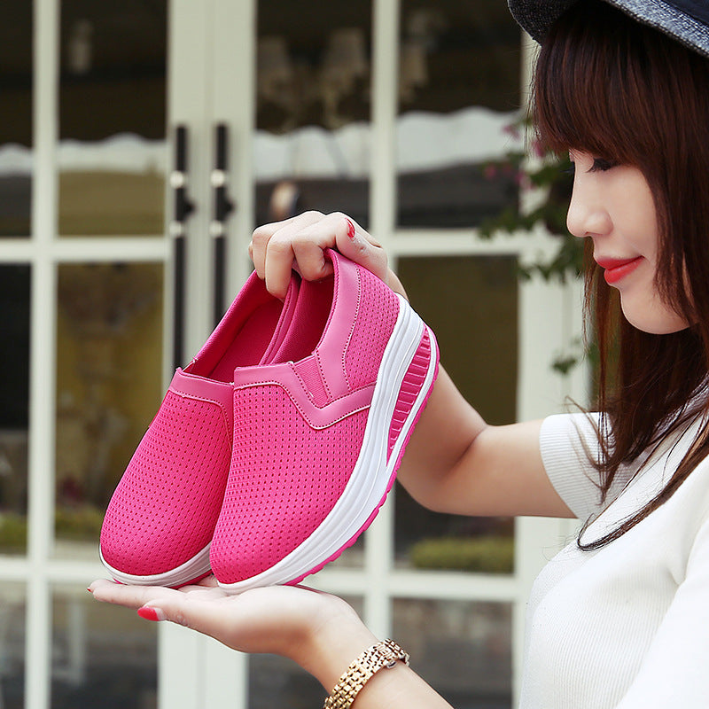 Dame Slip-On Mesh Sneakers med forhøjet dæmpning Stilla