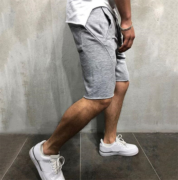 Herrer afslappet Sweatshorts med justerbar snøre og sidelommer Stilla