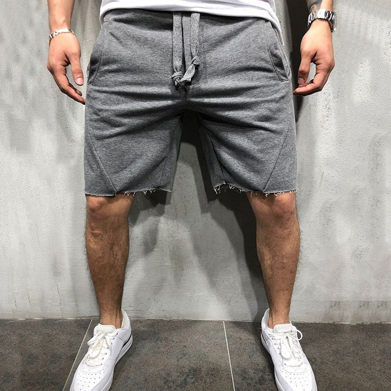 Herrer afslappet Sweatshorts med justerbar snøre og sidelommer Stilla