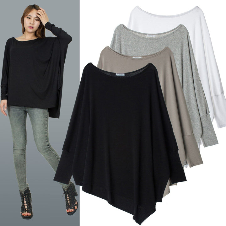 Dame Oversize Sweatshirt med asymmetrisk søm Stilla