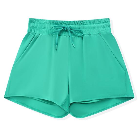 Stilla | Svedstrækkende Trækbindningsliv Yoga Shorts Tynde, Åndbare Sportbukser
