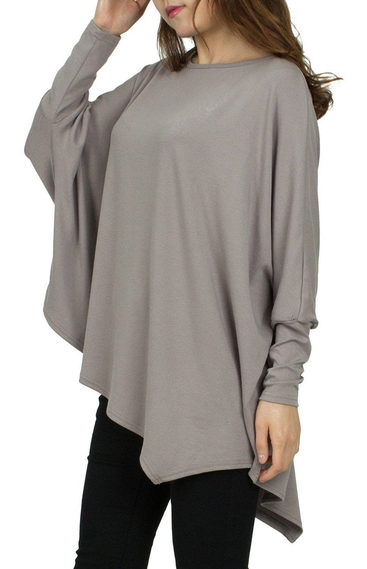 Dame Oversize Sweatshirt med asymmetrisk søm Stilla