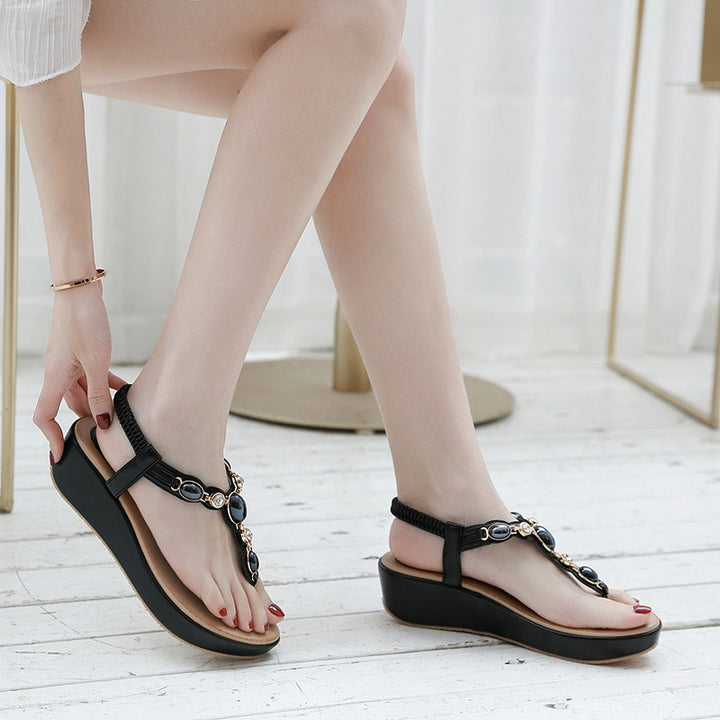Dame Komfortable Kile Sandaler med elegante Smykkedetaljer Stilla