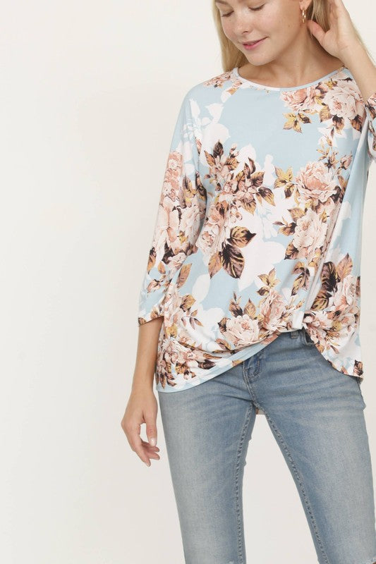 Stilla | Floral Bottom Knot Tunika