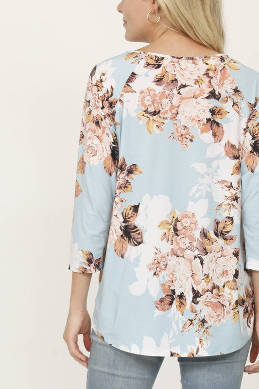 Stilla | Floral Bottom Knot Tunika