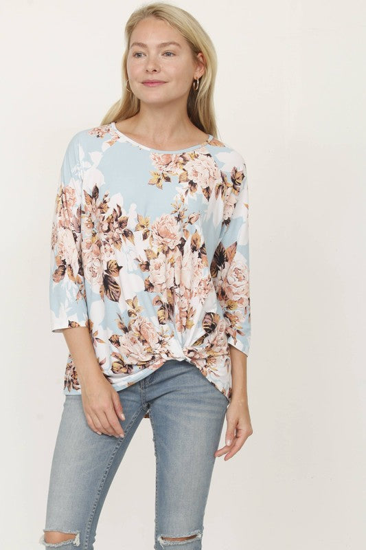 Stilla | Floral Bottom Knot Tunika