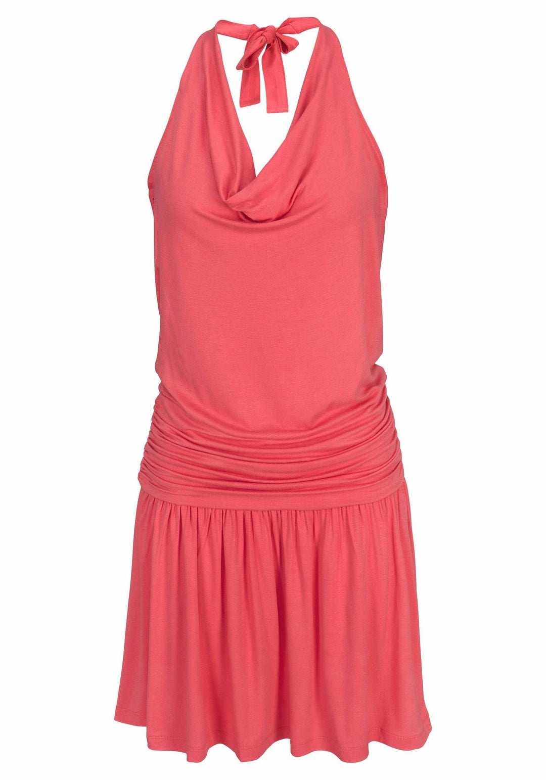 Dame Halterneck Ruffle Tunika Kjole Stilla