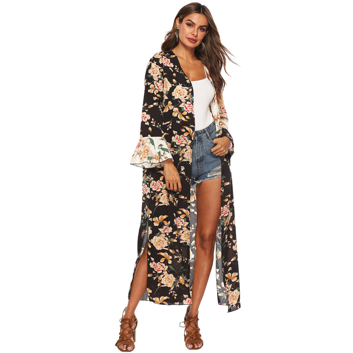 Dame floral Kimono fra Skovae