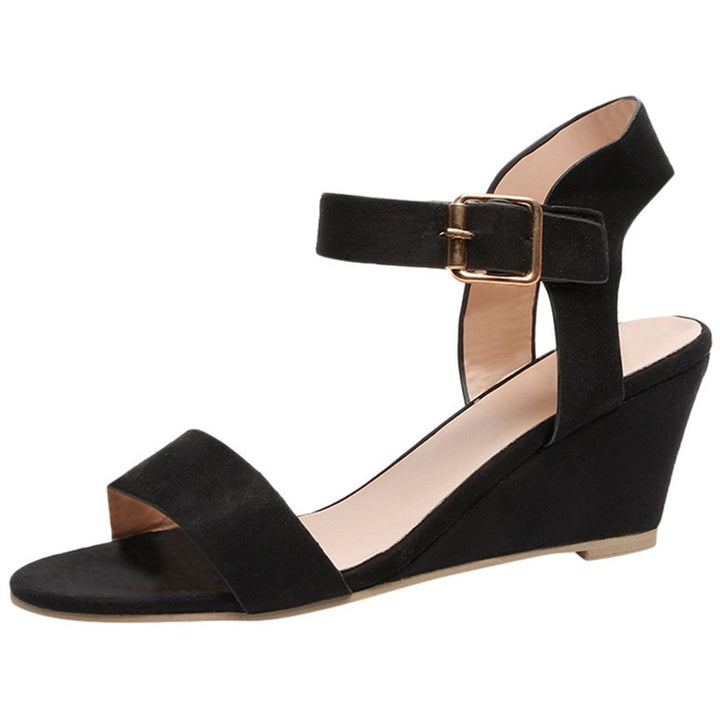 Kvinder Wedge-sandaler med justerbar rem og elegance spænde Stilla