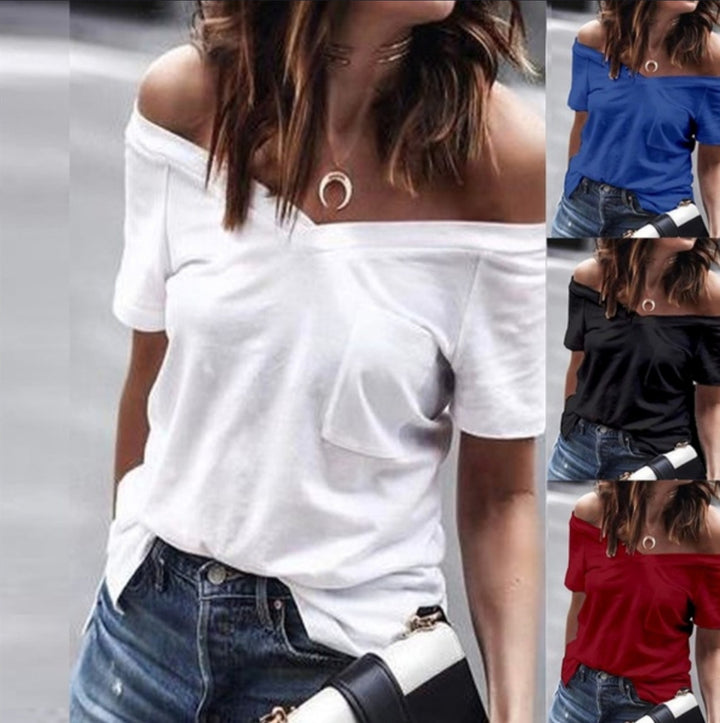 Kvinder Off-Shoulder T-Shirt Stilla