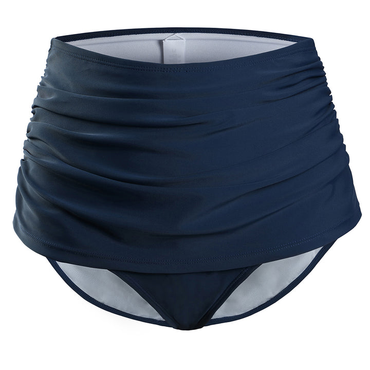 Dame Ruffle Shorts Badedragt med figurskabende design og høj talje Stilla