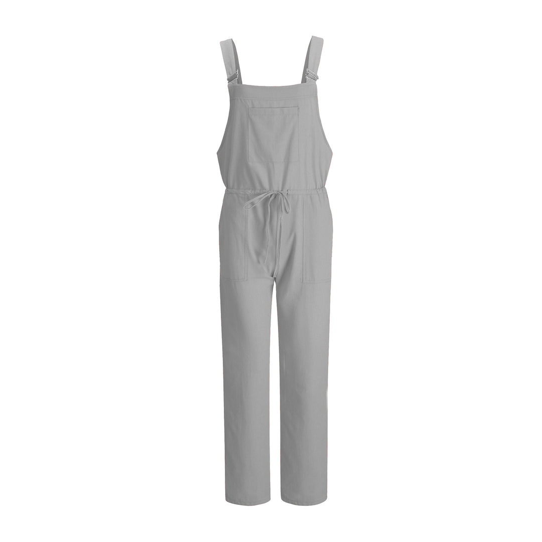 Dame Casual Overalls med justerbare stropper og elastisk taljebånd Stilla