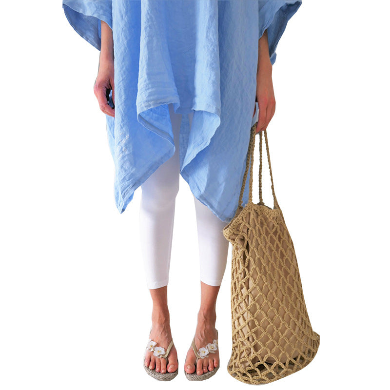 Dame luftig, oversized skjorte Stilla