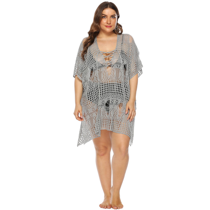 Femme Elegante Hæklet Strand Cover-Up Stilla