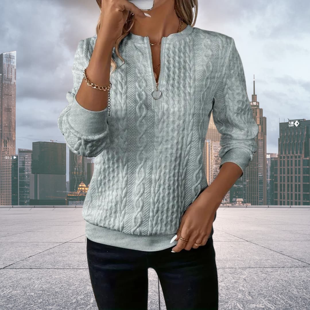 Stilla | Enkelt strikpullover