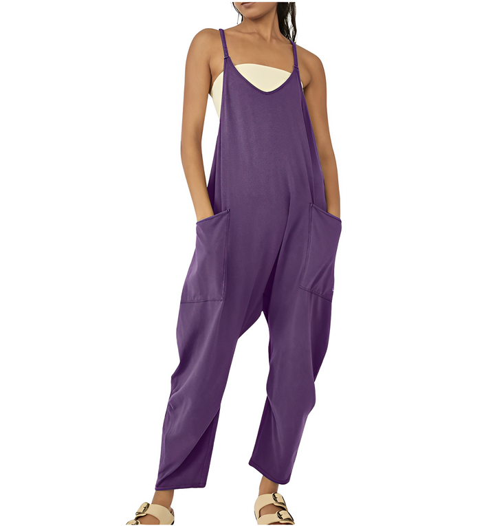 Stilla | Casual Jumpsuit Uden Ærmer med Lommer til Kvinder
