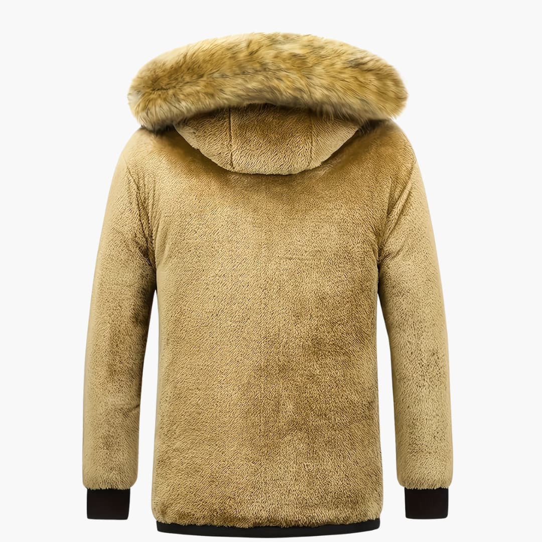 Stilla | Fleece-Hoodie med Lynlås til Herrer