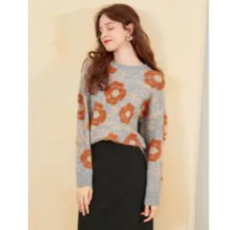 Stilla | Floral Blomst Sweater