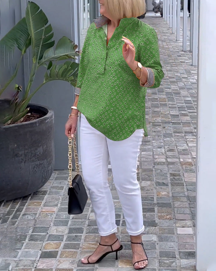 Stilla | Elegant Bluse med prikker