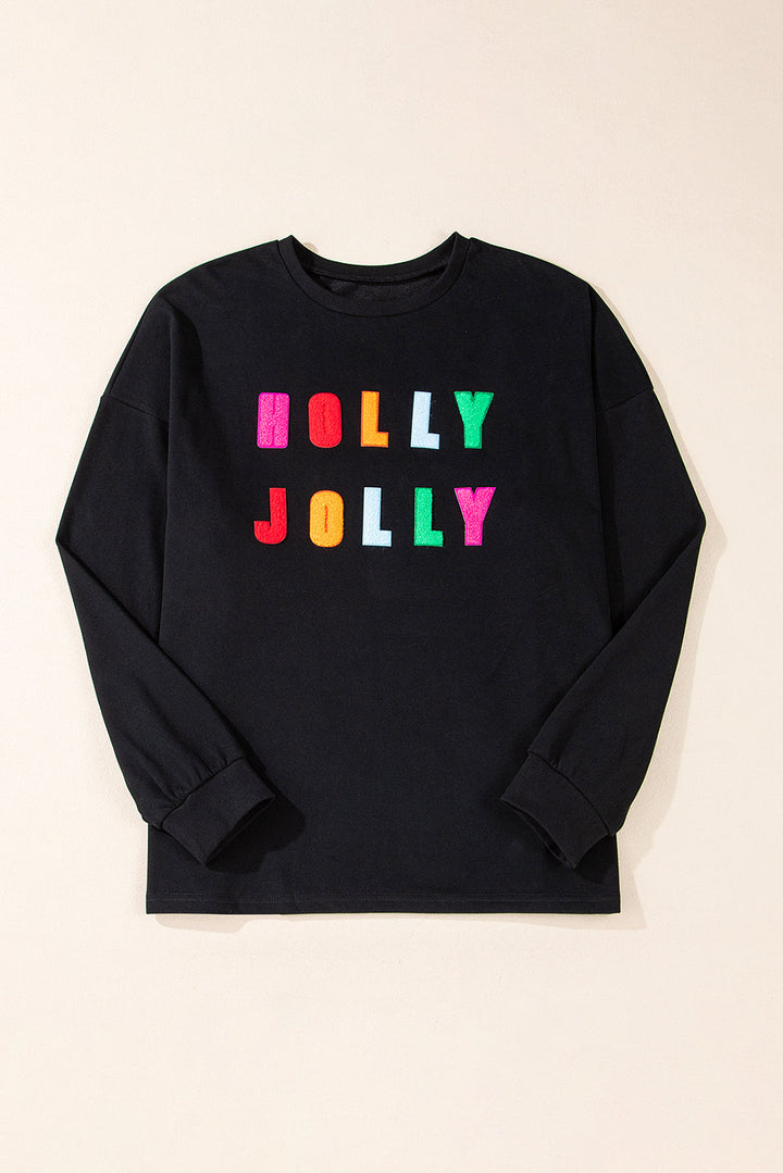 Stilla | Grafik Langærmet shirt Holly Jolly