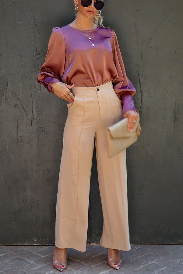 Stilla | All Ever Need Satin Langærmet Bluse