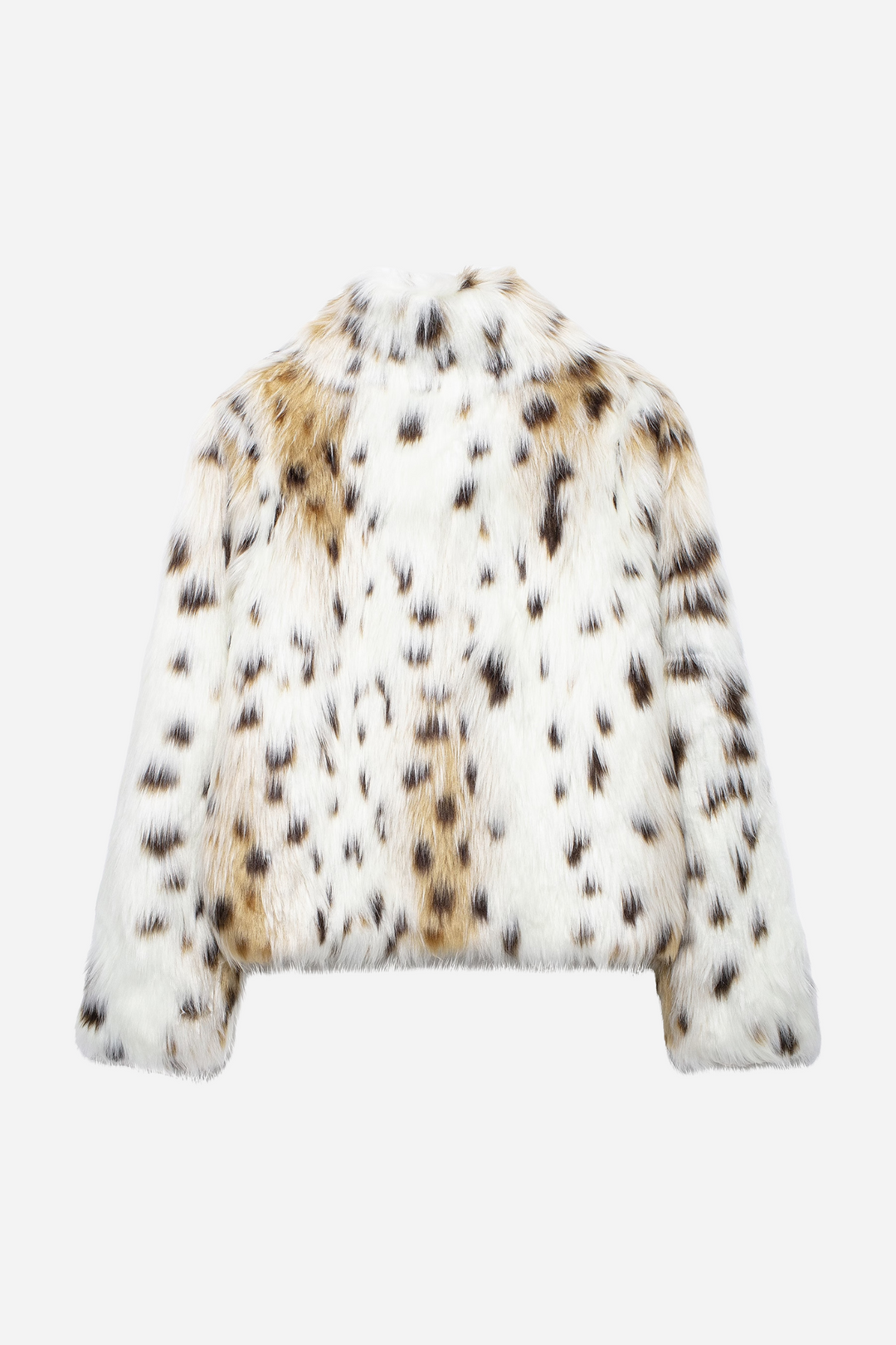 Stilla | Leopardmønster Faux Fur Jakke